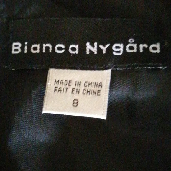 Bianca Nygard, vintage   black/white check lightweight coat ,size 8 - Picture 11 of 13